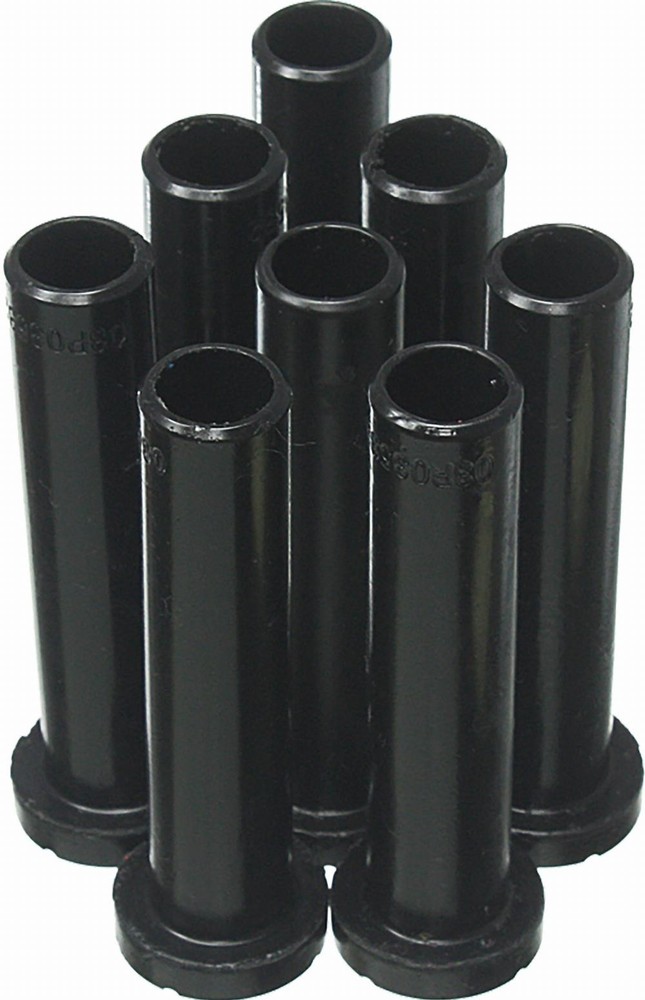 CONTROL ARM BUSHINGS FRONT BLACK POL