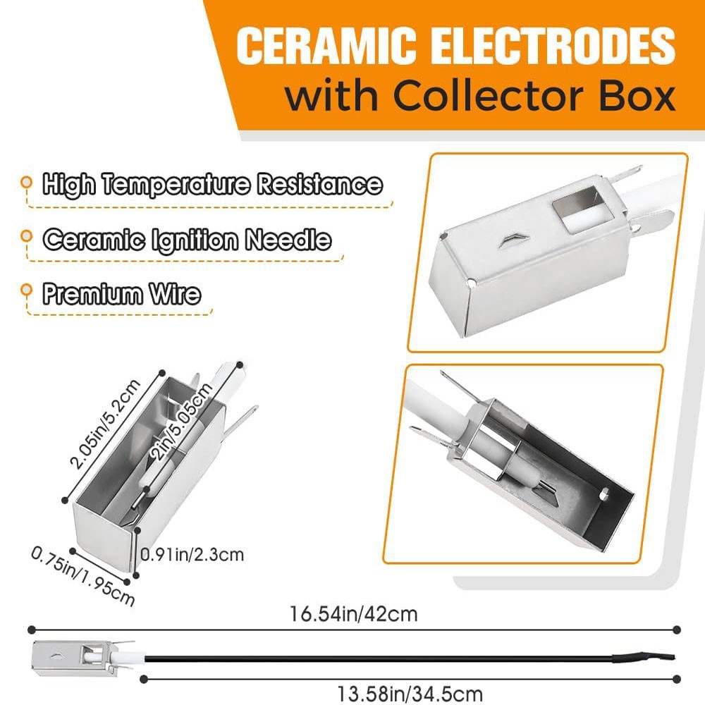 42326 Grill Igniter Kit Replacement for Weber Summit D6 Grills