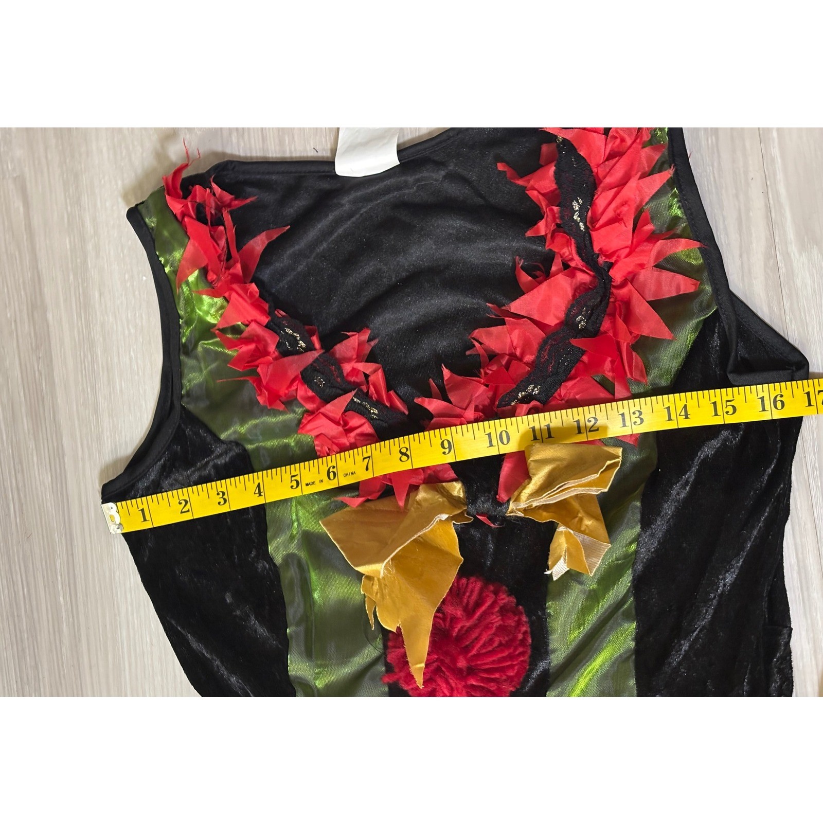 Rubies Evil Clown Costume Womens S Red Black Halloween Cosplay Dress Leggings