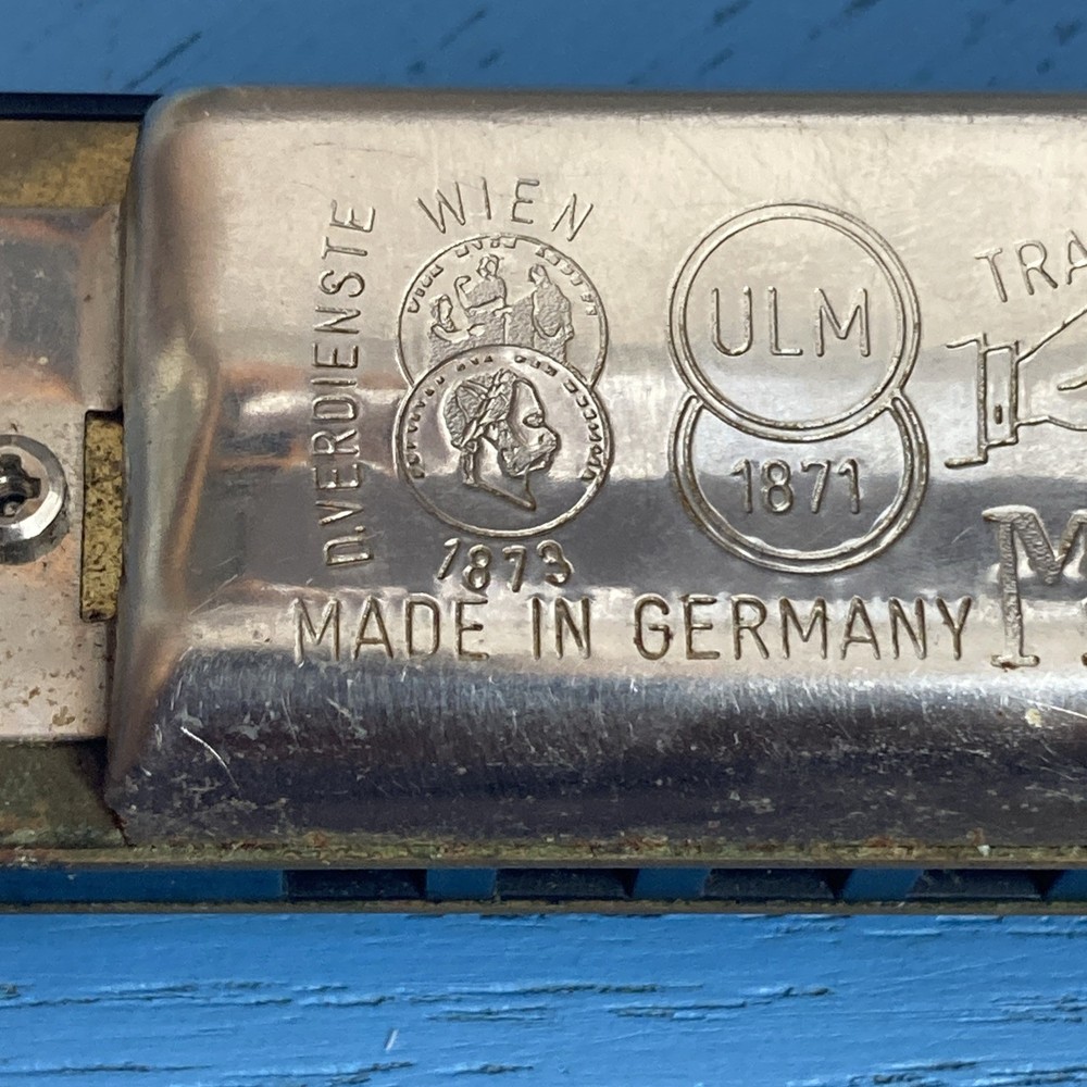 Hohner Big River Harp Harmonica Key:C White Case