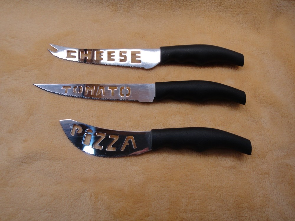 Forever Sharp TOMATO CHEESE and PIZZA Knives