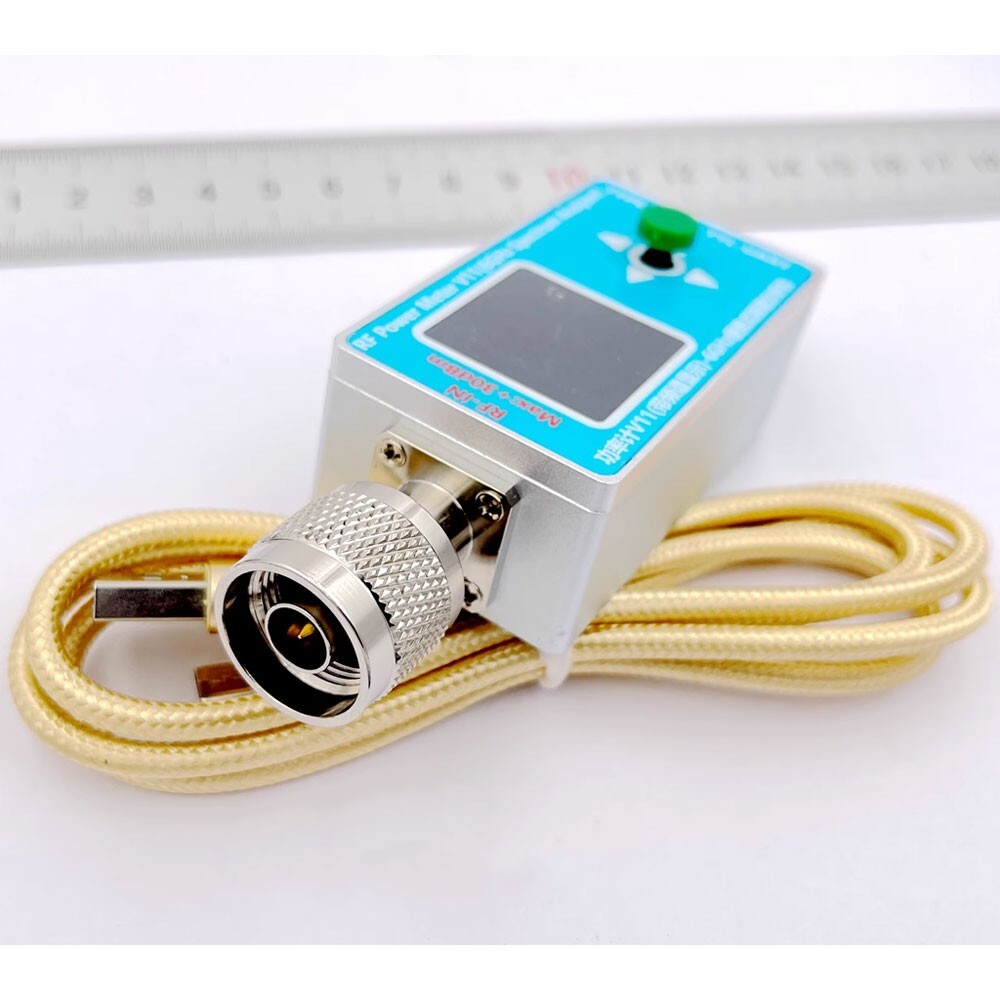 RF Power Meter V11 & 6GHz Spectrum Analyzer + Type-C Cable + SMA Adapter