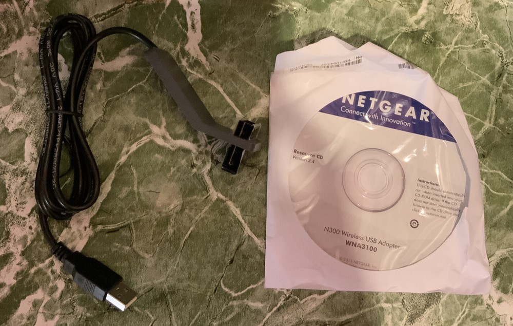 🌍 NetGear Only Desktop Dock And CD,No Box  ‼️