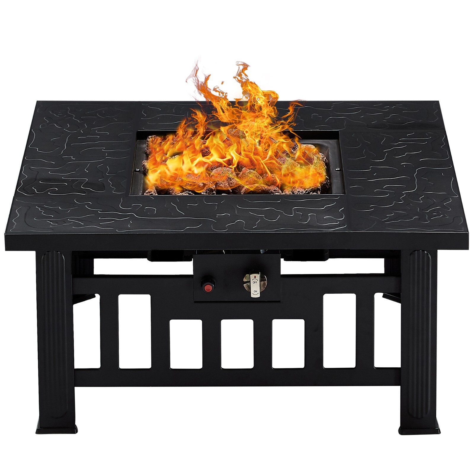 Propane Fire Pit Table 50.000 BTU Firepit Table for Outdoor Garden Patio Party