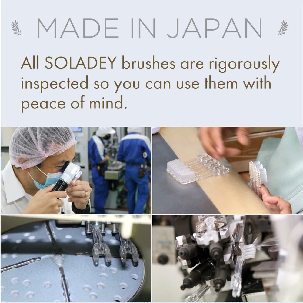 Soladey Ionic Toothbrush Replacement Brush Heads Refill, 4 Count -3 Row Honey...