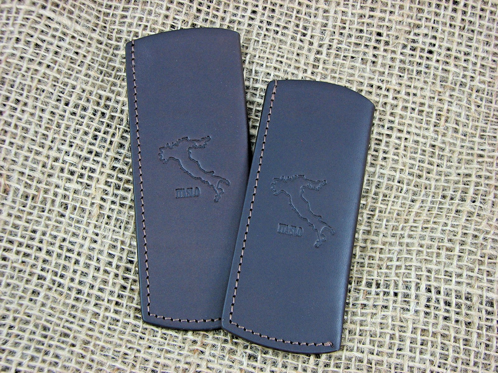 ItaSlo Leatherworks Premium Tuscany Vegetable Tanned Leather Knife Pocket Slip