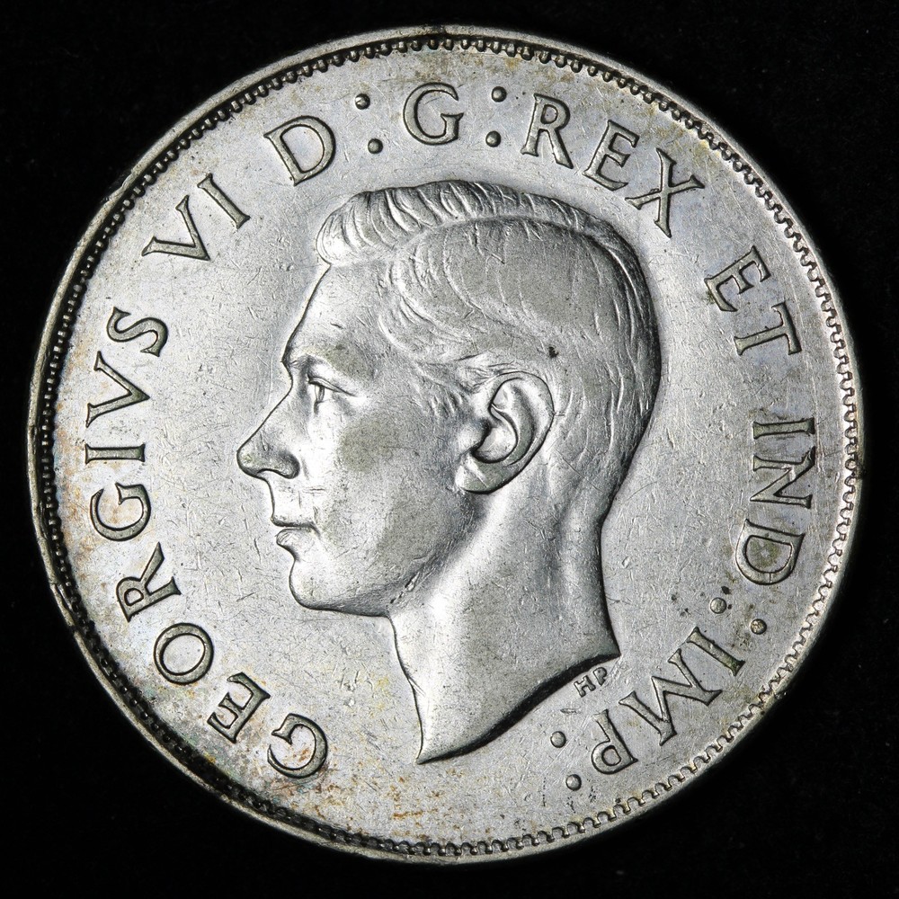 1946 Canada SILVER Fifty Cent Piece E388 SUCB