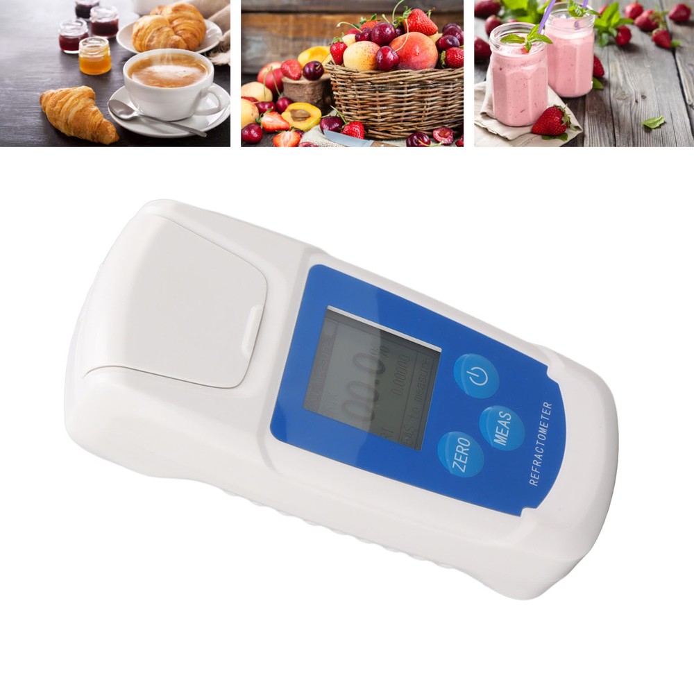 New 0‑55% Digital Brix Refractometer High Accuracy Brix Tester Meter For Fruit H
