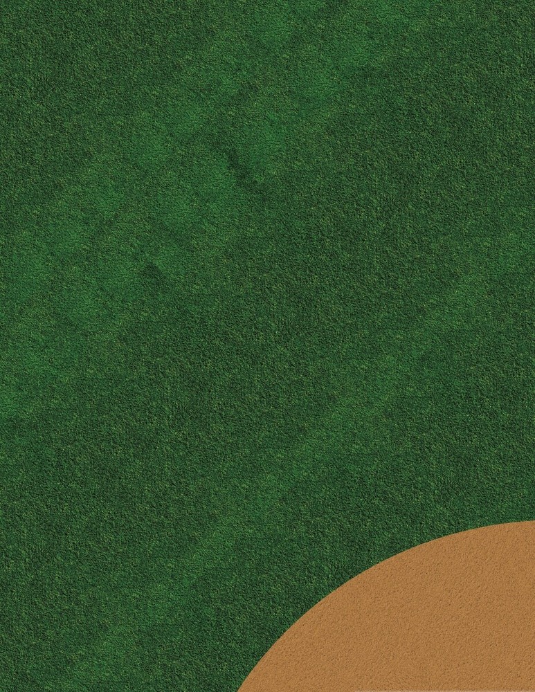 O Scale Baseball Field Model Train Scenery Sheets – Train Layout Feature