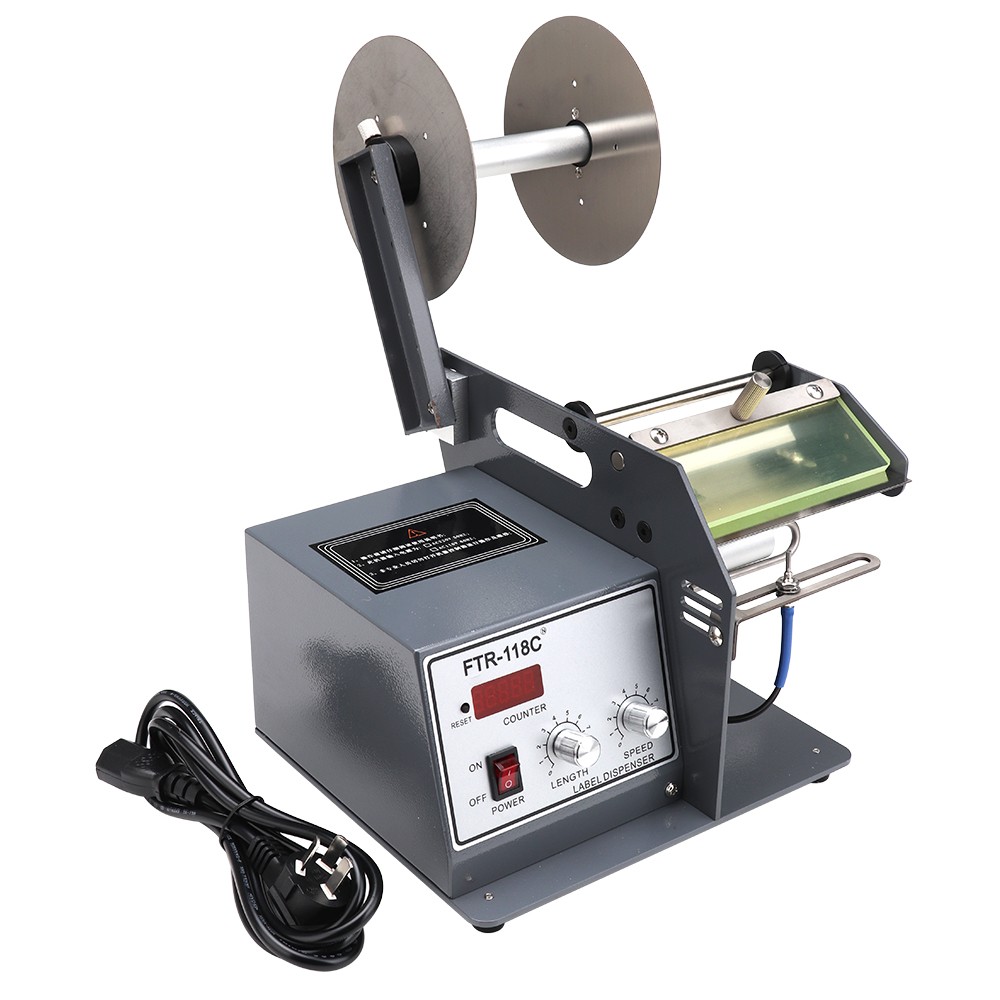 Automatic Label Dispenser Label Stripper Sticker Separating Machine 5-120mm 110V