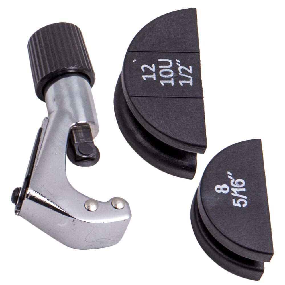 Pipe Tube Bender HVAC Refrigeration Ratchet Bending Heads Supports Tool Kit Set