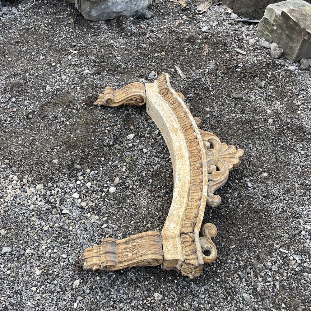 4 Available antique cast iron window pediment and header
