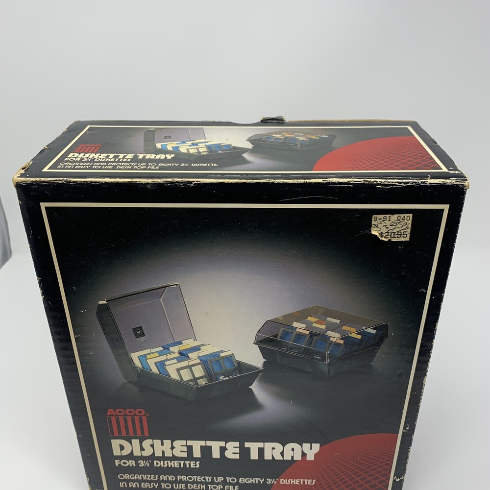 Vtg - Acco - Diskette Tray - 3.5''