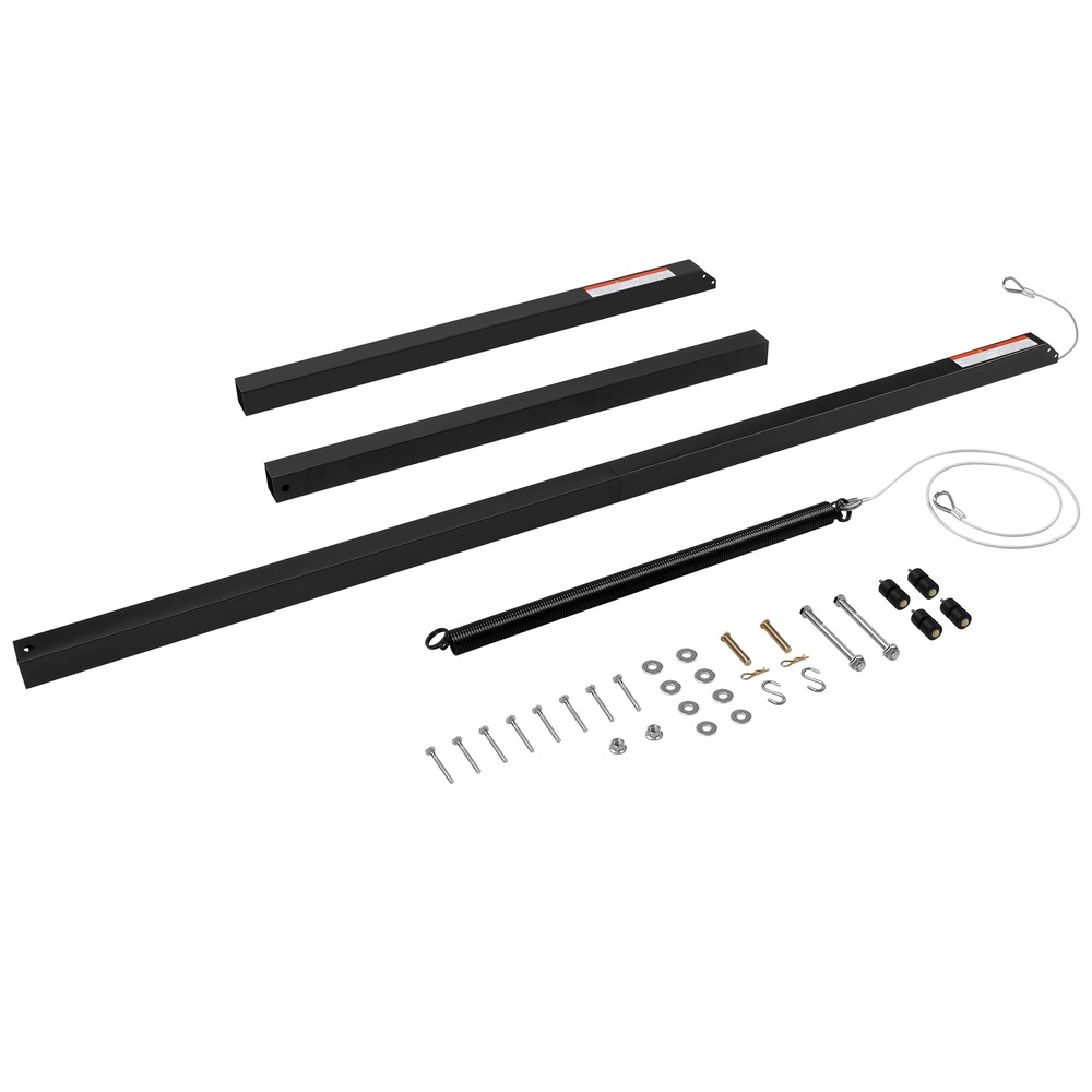 2 Sided Tailgate Utility Trailer Gate & Ramp Lift Assist System 350lbs