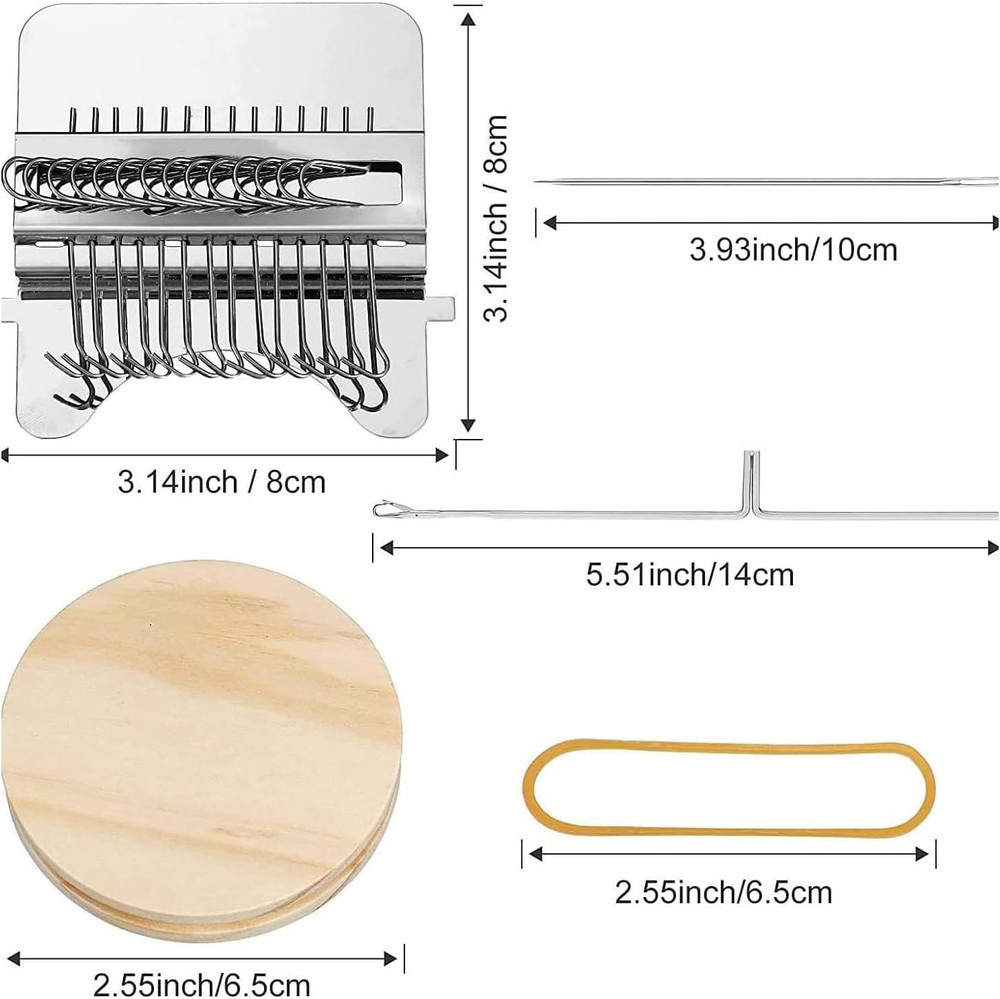 Darning Loom Small Type Weave Tool Quickly Mini Convenient for Mending Jeans Soc