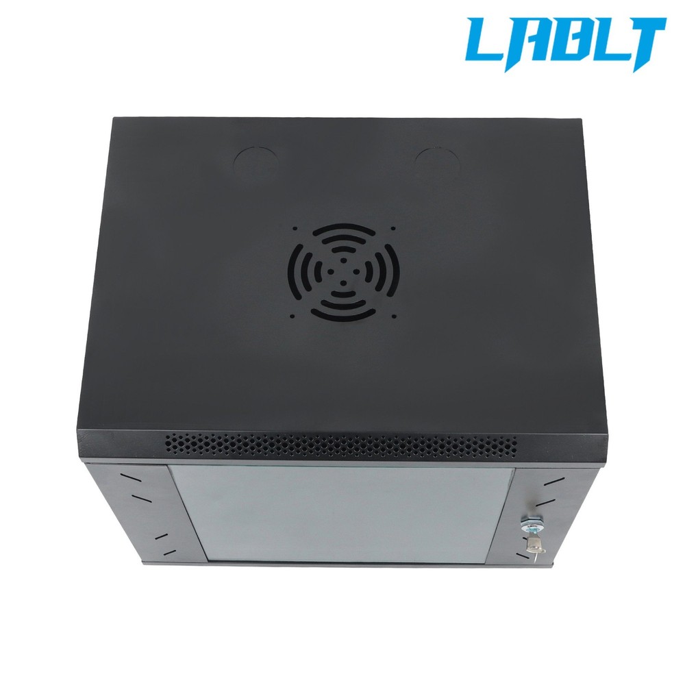 LABLT 9U Server Rack Enclosure Maximum depth 15.5" wall mount network W/Locks
