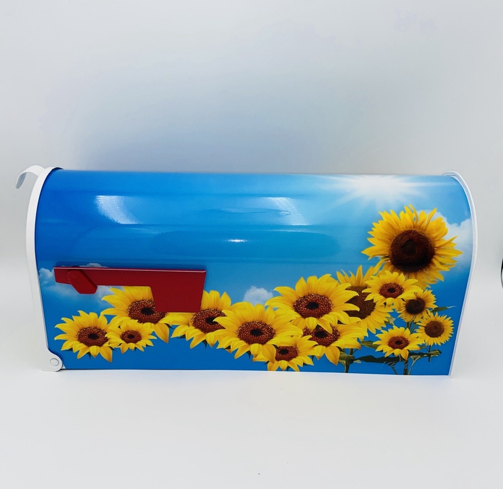 Sun-flowers Custom Mailbox gift For Mom