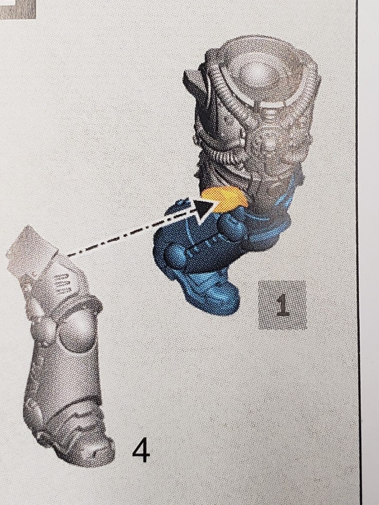 Warhammer 40k Space Marine Bits Primaris Techmarine Bionic Torso & Legs #01