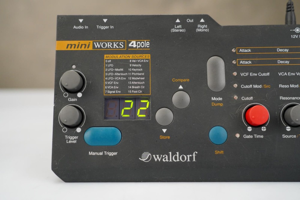 Waldorf Miniworks 4-Pole MIDI Modulation Controller #57272