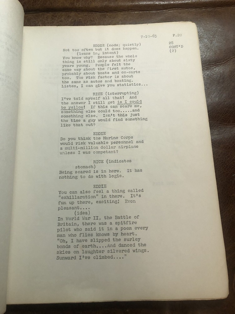 THE LIEUTENANT VIntage TV SCRIPT