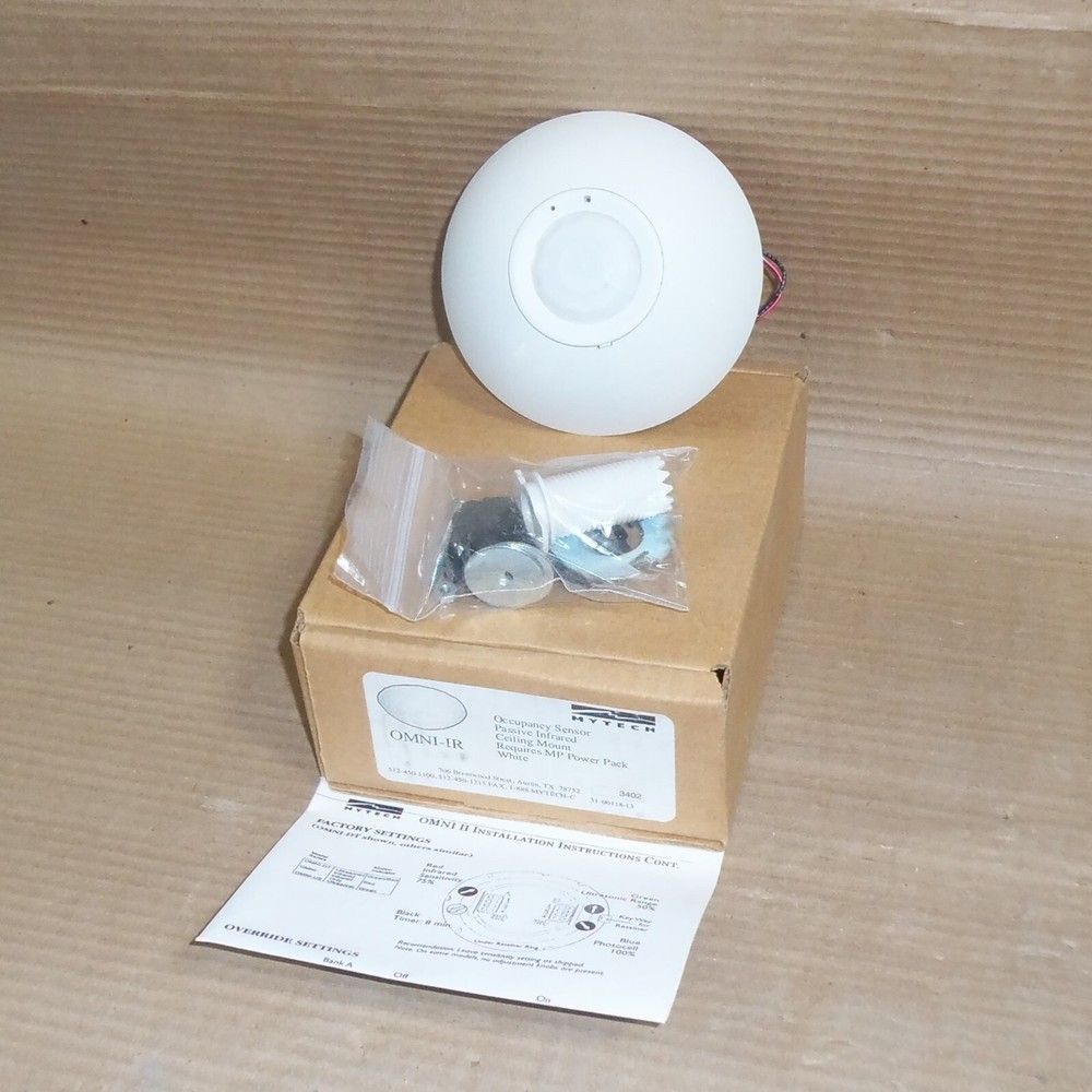 NEW MYTECH OMNI-IR OCCUPANCY SENSOR PASSIVE INFRARED CEILING MOUNT FIRE ALARM