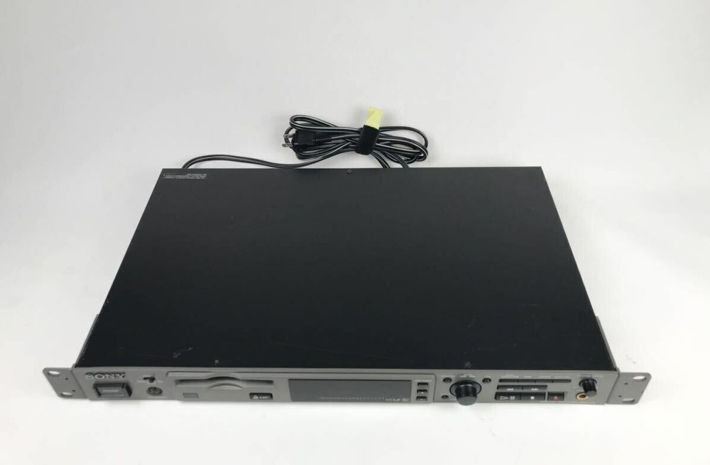 SONY MDS-E12 Professional MD LP Recorder Player Black Tested working