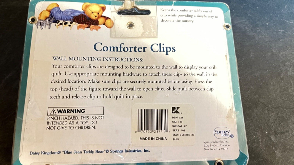 Comforter Clips