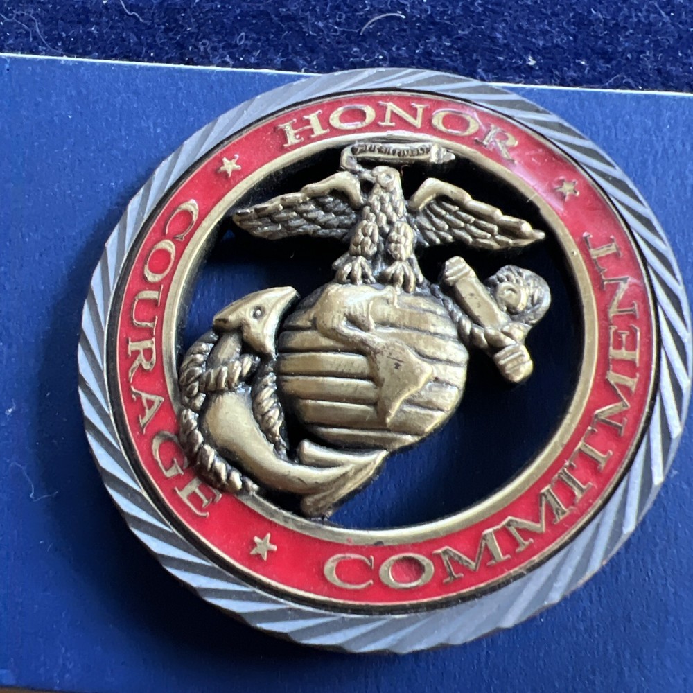 Challenge Coin - U.S.M.C. - Honor Courage Commitment - Marines