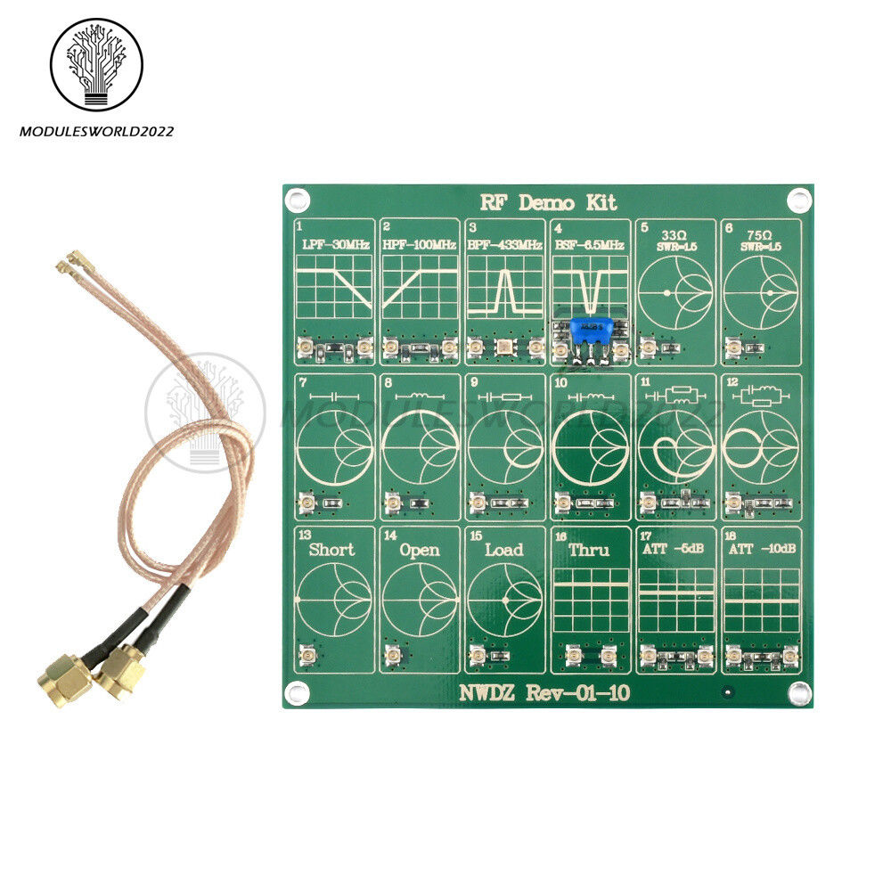 RF Demo Kit For Network Test Filter Attenuator NanoVNA RF Tester Bboard Vector