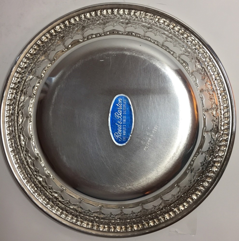 Reed & Barton Silverplate Candy Dish 6.5”
