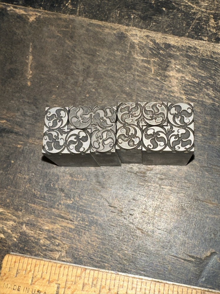 Print Block “ Gorgeous Border Frame “ Room For Type. Lead Blocks, Beautiful!!