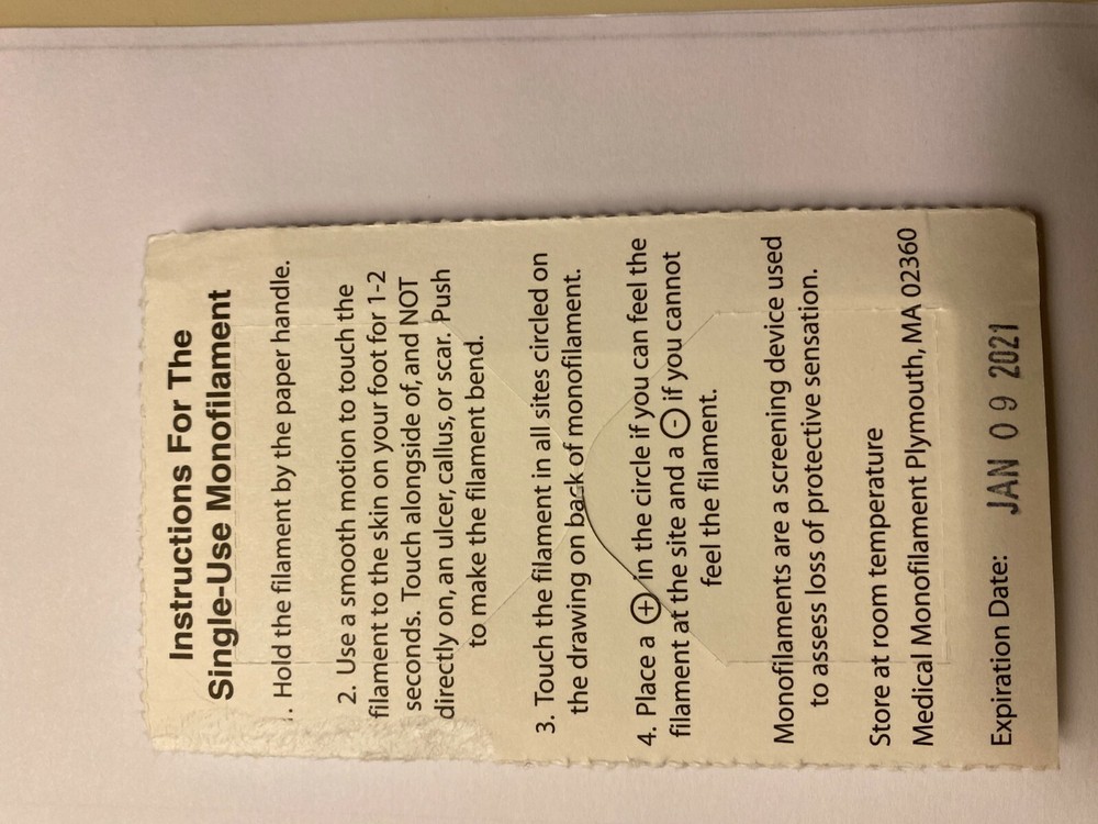 20 Pack - Sensory Monofillaments 5.07/10g