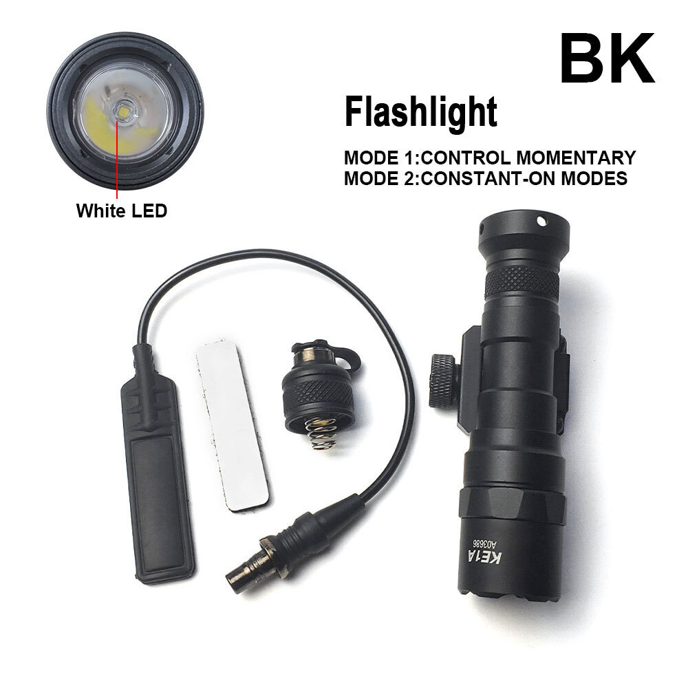 Tactical M300B Weapon Light Flashlight with Remote Pressure Switch Controller US