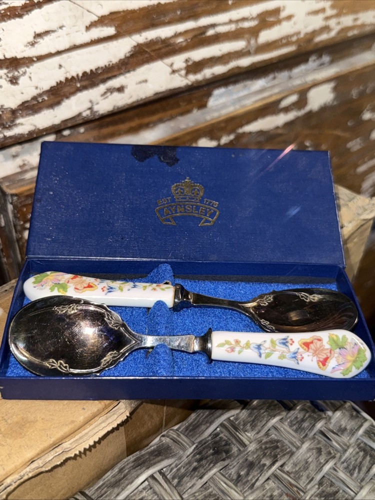 Vintage Silver Plate Serving Spoons