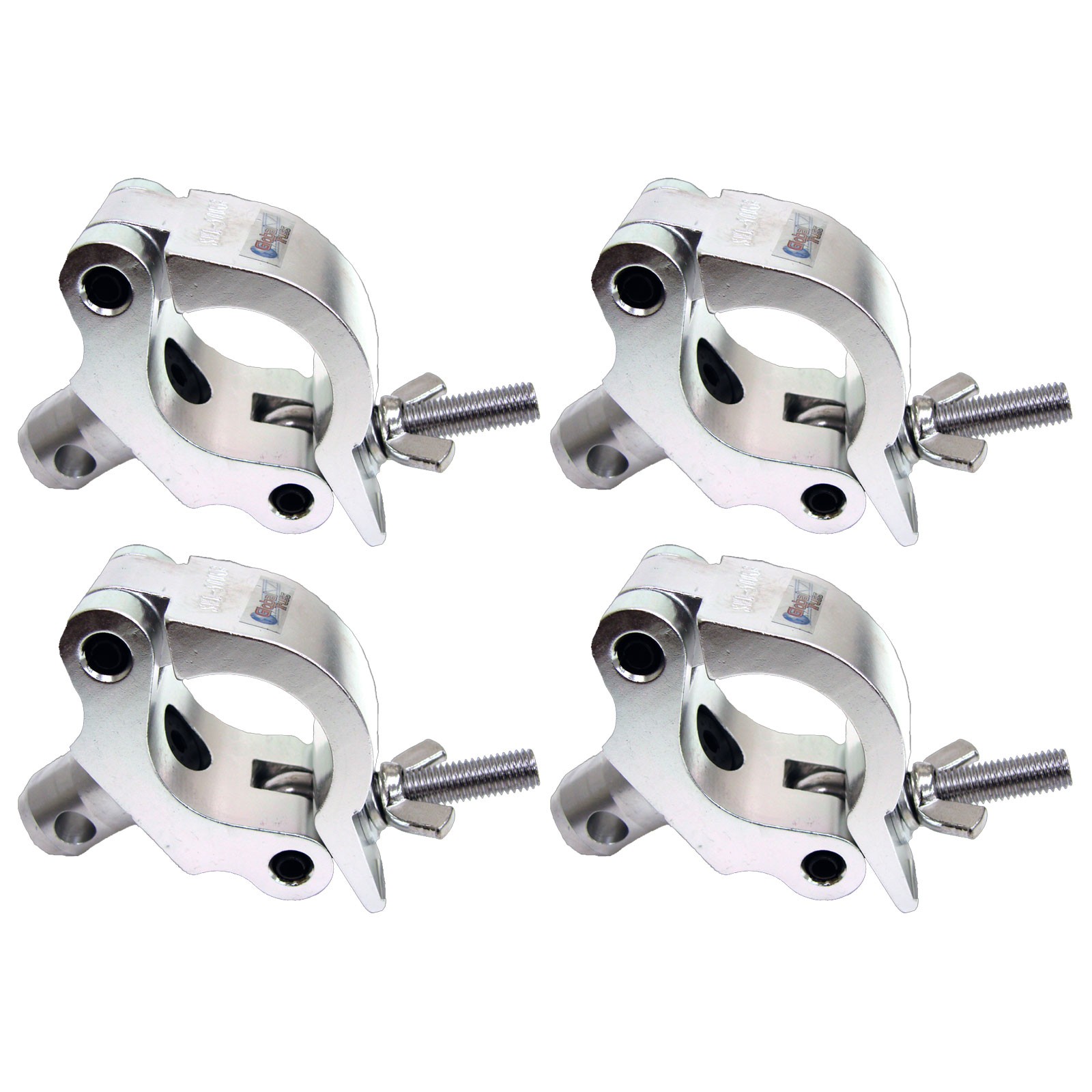 Global Truss Coupler Clamp/N Medium Duty Narrow Clamp W/ Half Coupler - 4 Pack