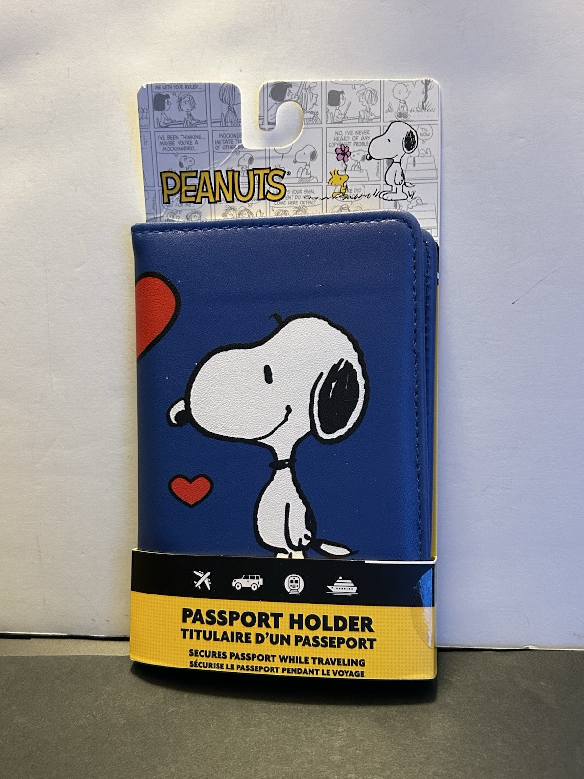 Peanuts Snoopy Passport Holder New