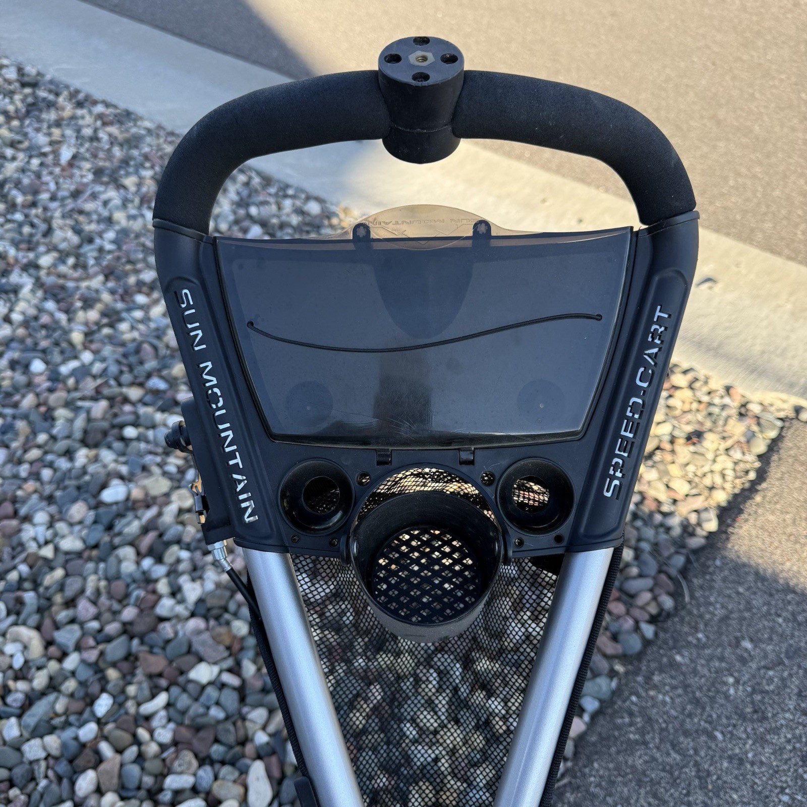 Sun Mountain Speed Cart V1 3 Wheel Golf Bag Cart Foldable Gray