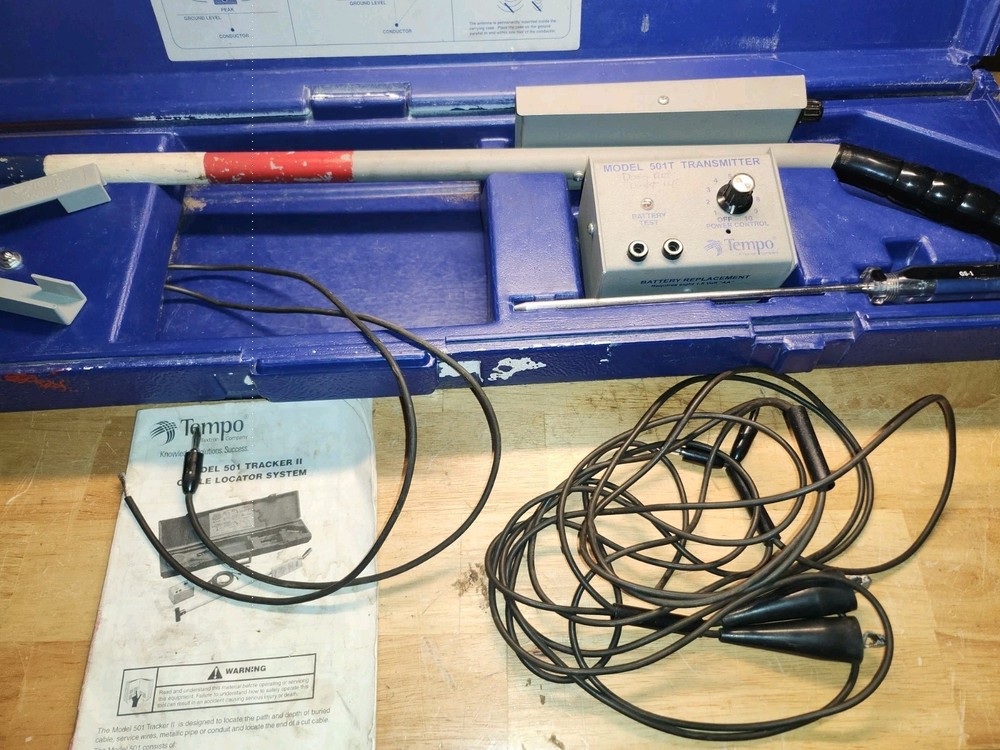 Tempo Model 501 Tracker II Underground Cable Locating System