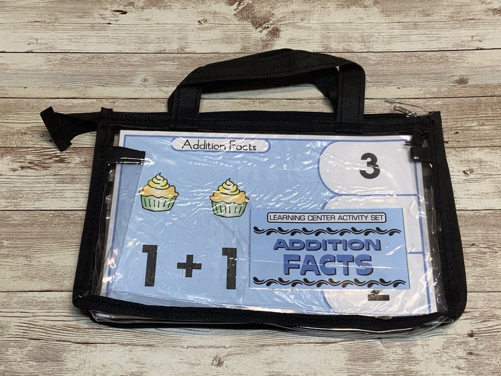 Learning Center Activity Set - Addition Facts - Clothespin Learning Center