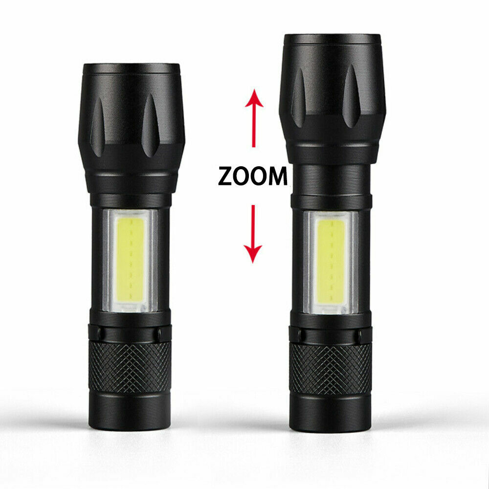 LED Tactical Flashlight Super Bright Mini USB Rechargeable Camping Flashlight US