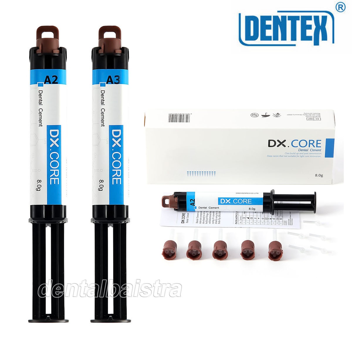 Dental Dual Cure Light Self Cured Composite Resin Core Build Up A3 /A2 Shade