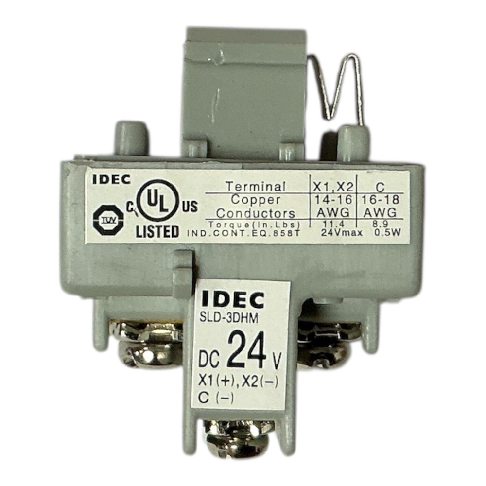 Lot of 2 IDEC SLD-3DHM LED Light Module 24V DC Pushbutton Indicator UL
