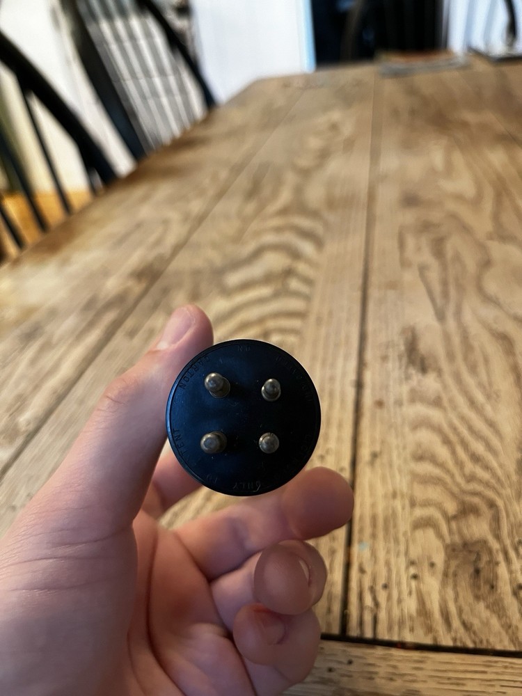 Sylvania Type 83 Rectifier Tube Tested Dated (1943) Black Plates