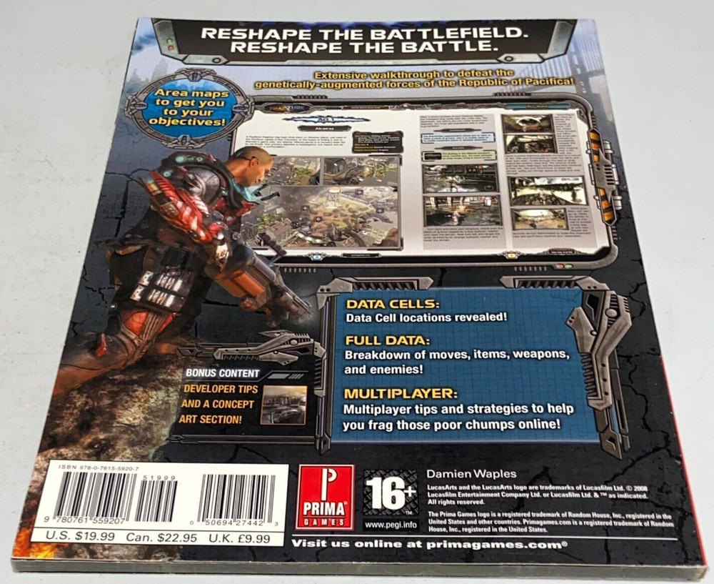 Fracture: Prima Official Game Guide Paperback 2008