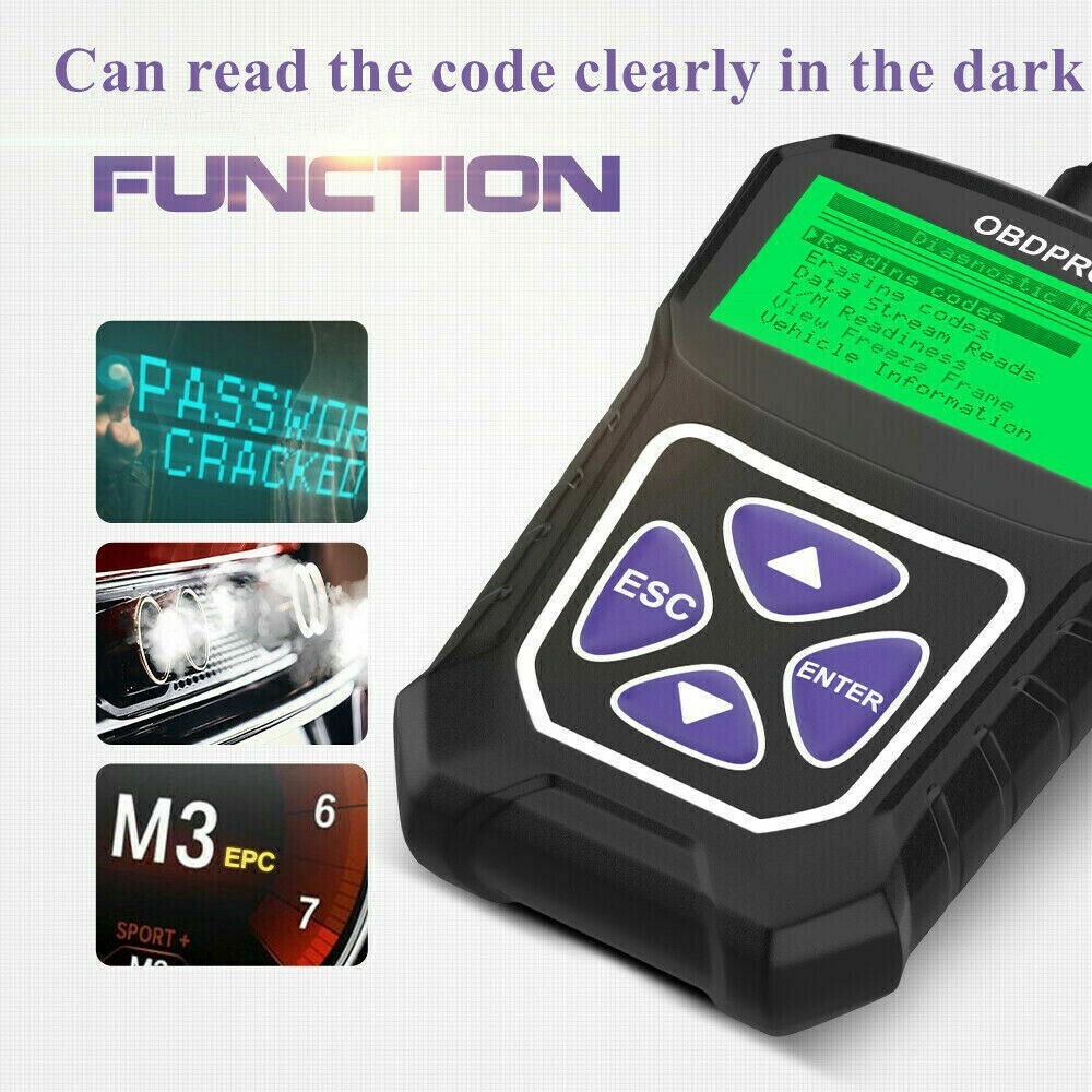 Chevrolet Equinox Engine Fault Erase Code Scanner OBD2 DTC Tool MT10 2025 UPDATE