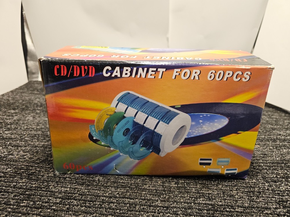 CD DVD Case Cabinets Storage For 60 Pieces