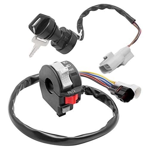 Start Stop Headlight Switch & Ignition Key Switch for Yamaha Kodiak 700 2016