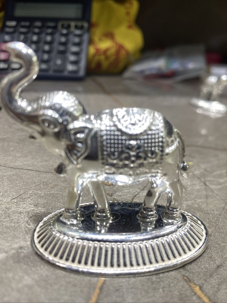 75% Purity Solid Silver Elephant 21 Gram