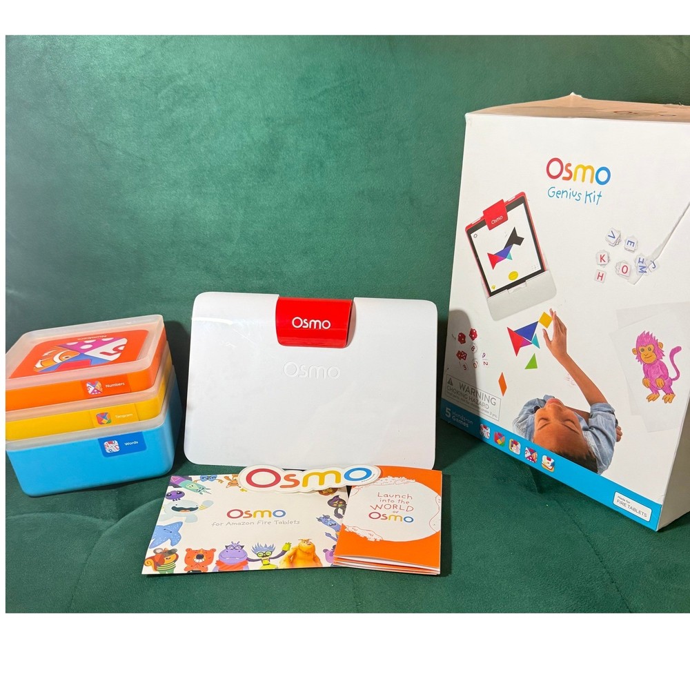 Osmo Genius Kit for Amazon Fire Tablets 5 Hands-On Learning Games