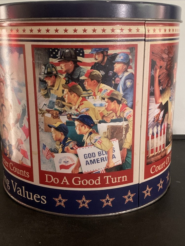 Scouting Values By Joseph’s Csatari Empty Collectible Popcorn Tin 2020